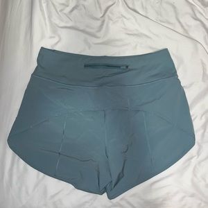 Dusty blue athletic shorts!